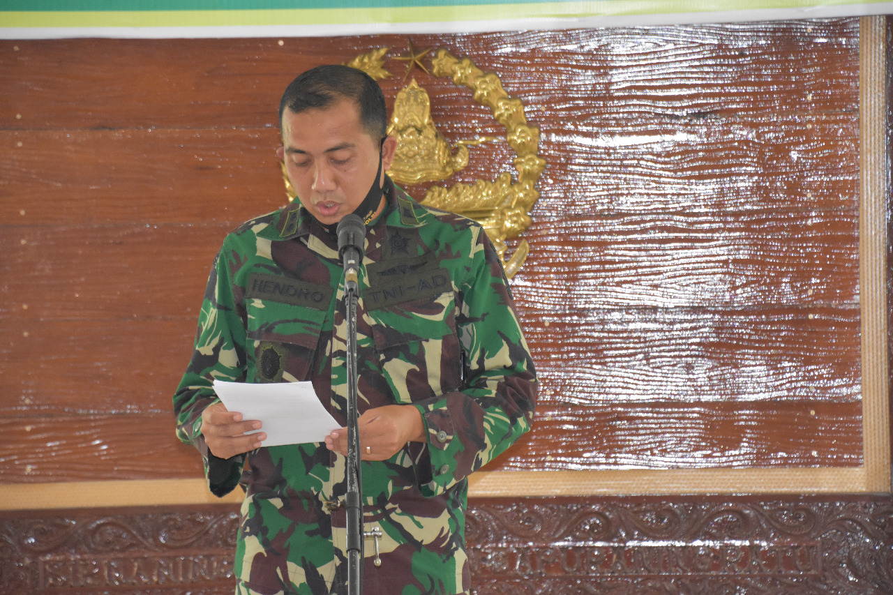 Kasrem Pimpin Syukuran Kenaikan Pangkat Prajurit Korem 073/Makutarama Periode 1-10-2020